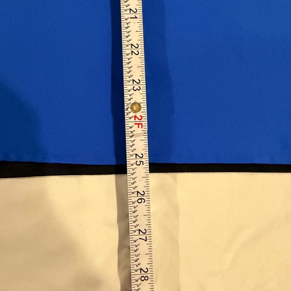 Truly Poppy Willard Lace Overlay Blouse Cobalt Blue Black Womens 1X Stitch Fix - Picture 8 of 11